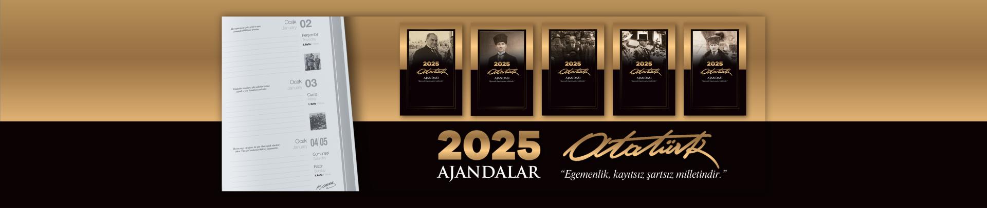 2025 Atatürk Ajandaları