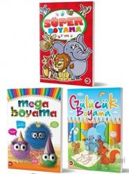 2+ Yaş Boyama Kitapları Set (3 Kitap Takım)