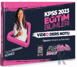 2023 KPSS Eğitim Bilimleri Öğretim Yöntem ve Teknikleri Video Ders Notları