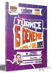 2023 LGS 1. Dönem Türkçe 15 Deneme Sınavı