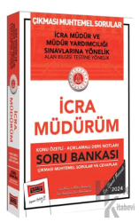 2024 Adalet Bakanlığı Çıkması Muhtemel Sorular İcra Müdürüm Soru Bankası