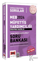 2024 Çıkması Muhtemel MEB Müfettiş Yardımcılığı Sınavlarına Hazırlık Konu Özetli Soru Bankası (Genel Mevzuat Kısmına Yönelik)