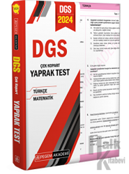 2024 DGS Çek Kopart Yaprak Test