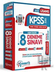 2024 KPSS Lisans GY-GK TG Kurumsal 8Li Dijital Çözümlü Paket Deneme Sınavı Anamorfik Yayınları