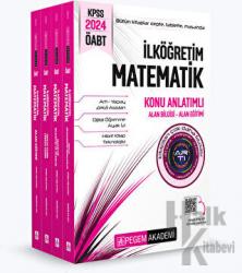 2024 KPSS ÖABT İlköğretim Matematik Konu Anlatımlı (4 Kitap)