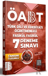 2024 ÖABT Türk Dili ve Edebiyatı Öğretmenliği Tamamı Çözümlü 7'li Fasikül Deneme