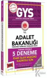 2025 Adalet Bakanlığı Tamamı Çözümlü İdari İşler Müdürü Kadrosu İçin 5 Deneme