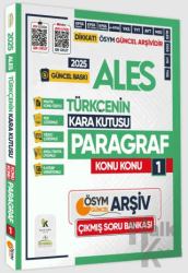 2025 ALES Türkçenin Kara Kutusu Konu Konu Paragraf 1 Konu Özetli ÖSYM Çıkmış Soru Bankası