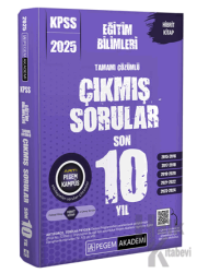 2025 KPSS Eğitim Bilimleri Tamamı Çözümlü Çıkmış Sorular Son 10 Yıl