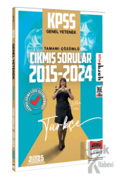 2025 KPSS Genel Yetenek 2015-2024 Türkçe Konularına Göre Düzenlenmiş Tamamı Çözümlü Çıkmış Sorular