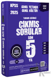 2025 KPSS Genel Yetenek Genel Kültür Tamamı Çözümlü Çıkmış Sorular Son 5 Yıl