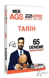 2025 MEB AGS KPSS Tarih Tamamı Çözümlü 65 Deneme Sınavı