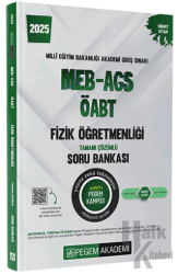 2025 MEB-AGS-ÖABT Fizik Öğretmenliği Tamamı Çözümlü Soru Bankası