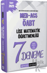 2025 MEB-AGS-ÖABT Lise Matematik Öğretmenliği Tamamı Çözümlü 7 Deneme