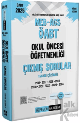 2025 MEB-AGS-ÖABT Okul Öncesi Öğretmenliği Çıkmış Sorular