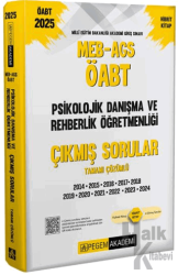 2025 MEB-AGS-ÖABT Psikolojik Danışma ve Rehberlik Öğretmenliği Çıkmış Sorular