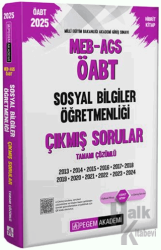 2025 MEB-AGS-ÖABT Sosyal Bilgiler Öğretmenliği Çıkmış Sorular