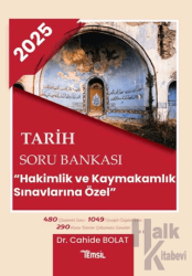 2025 Tarih Soru Bankası Hakimlik ve Kaymakamlık Sınavlarına Özel