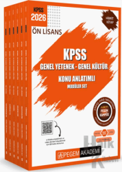 2026 KPSS Ön Lisans Konu Anlatımlı Modüler Set Genel Yetenek Genel Kültür (6 Kitap)