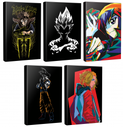 5 Defter Black Clover-Dragon Ball-Goku-Gambit-Tokyo Revengers