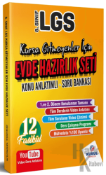 8. Sınıf LGS Kursa Gitmeyenler İçin Evde Hazırlık Seti Konu Anlatımlı Soru Bankası