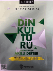 8. Sınıf Oscar Serisi Din Kültürü ve Ahlak Bilgisi Akıllı Defter