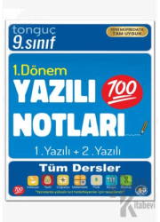 9. Sınıf Yazılı Notları 1. Dönem 1 ve 2. Yazılı