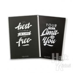 Blackboard Düz Twins Defter (2 Defter Takım)