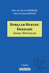 Borçlar Hukuku Dersleri (Genel Hükümler) (Ciltli)