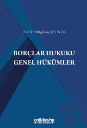 Borçlar Hukuku Genel Hükümler (Ciltli)