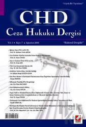 Ceza Hukuku Dergisi Sayı:7 Ağustos 2008