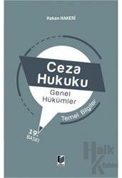 Ceza Hukuku Genel Hükümler Temel Bilgiler