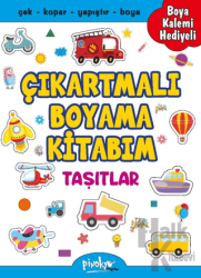 Çıkartmalı Boyama Taşıtlar