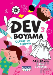 Dev Boyama-3 (Çiçekler ve Elbiseler)