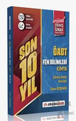 ÖABT Fen Bilimleri Kimya Son 10 Yıl Orijinal Çıkmış Sınav Soruları Video Çözümlü Konu Analizli