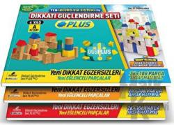 Dikkati Güçlendirme Seti Plus (3 Kitap Materyalsiz - 4 Yaş)