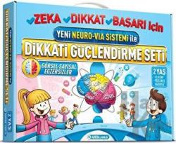 Dikkati Güçlendirme Seti - Yeni Neuro VİA Sistemi ile (2 Yaş) Görsel - Sayısal Egzersizler