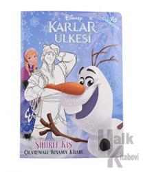 Disney Karlar Ülkesi - Sihirli Kış Çıkartmalı Boyama Kitabı