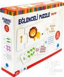 Eğlenceli Puzzle Sayılar  Büyük Boy 40 Parça