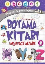 Etkinliklerle Boyama Kitabı İngilizce Alfabe