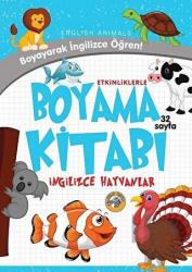 Etkinliklerle Boyama Kitabı İngilizce Hayvanlar