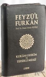 Feyzü'l Furkân Kur'ân-ı Kerîm ve Tefsirli Meali - Cep Boy - Fermuarlı - Deri Cilt (Ciltli)