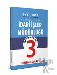 GYS Adalet Bakanlığı İdari İşler Müdürlüğü Çözümlü 3 Deneme Sınavı