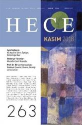 Hece Aylık Edebiyat Dergisi Yıl: 22 Sayı: 263 Kasım 2018