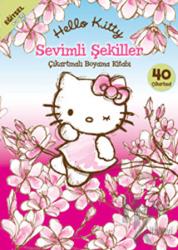 Hello Kitty - Sevimli Şekiller Çıkartmalı Boyama Kitabı