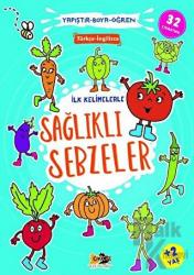 İlk Kelimelerle Sağlıklı Sebzeler - Yapıştır-Boya-Öğren