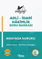 İmtiyaz Anayasa Hukuku Soru Bankası