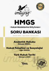 İmtiyaz HMGS Avukatlık Hukuku Hukuk Felsefesi ve Sosyolojisi Türk Hukuk Tarihi Soru Bankası