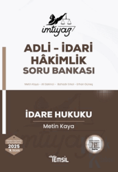 İmtiyaz İdare Hukuku Soru Bankası