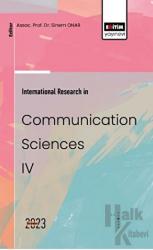 International Research in Communication Sciences IV